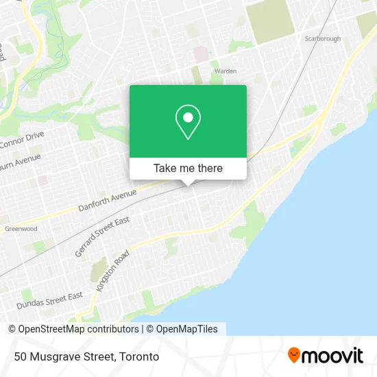 50 Musgrave Street map