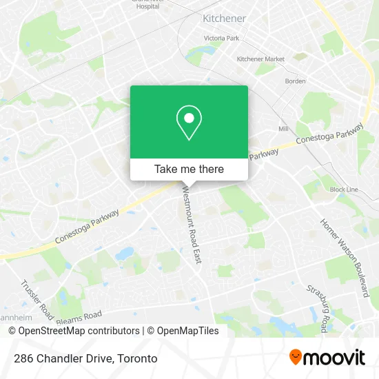 286 Chandler Drive map