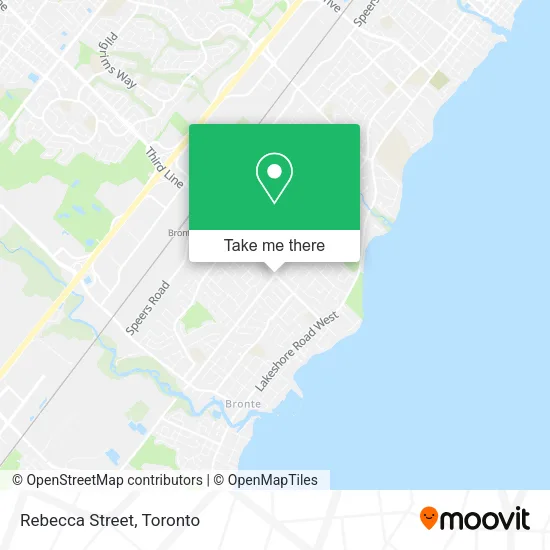Rebecca Street map