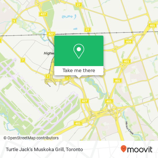 Turtle Jack's Muskoka Grill map