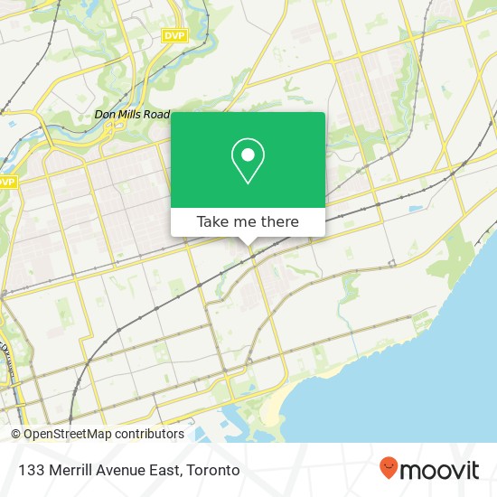 133 Merrill Avenue East map