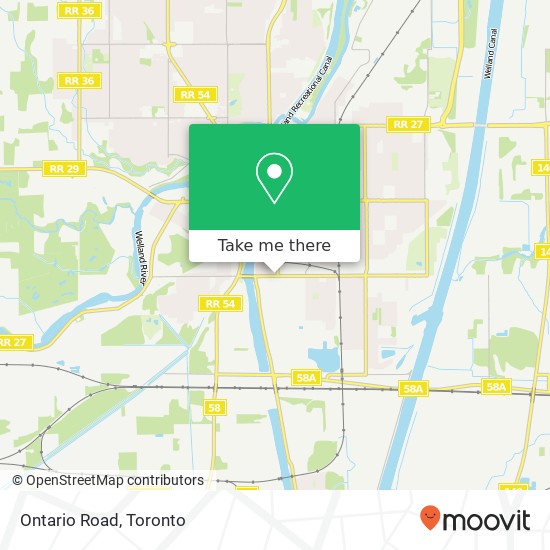 Ontario Road map