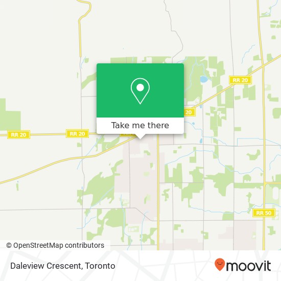 Daleview Crescent map