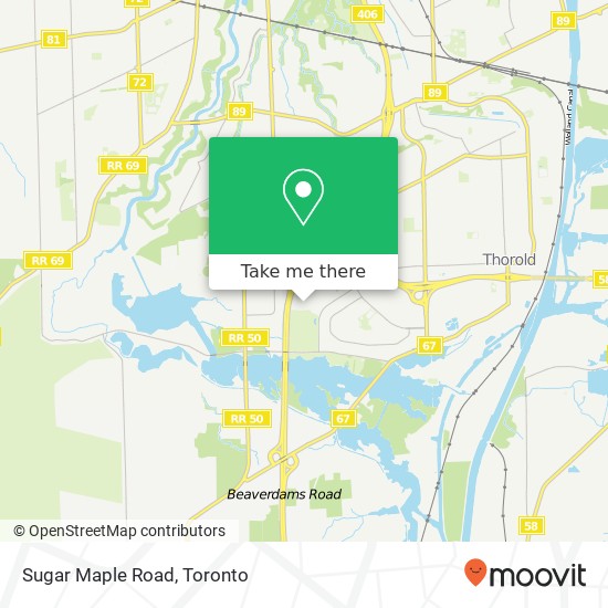 Sugar Maple Road map