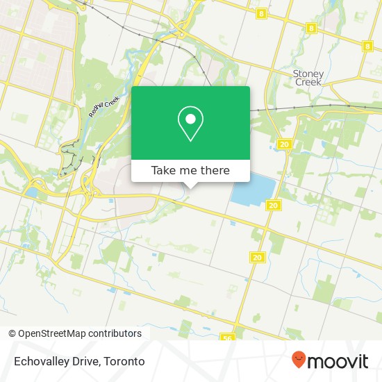 Echovalley Drive map