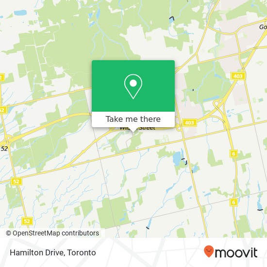 Hamilton Drive map