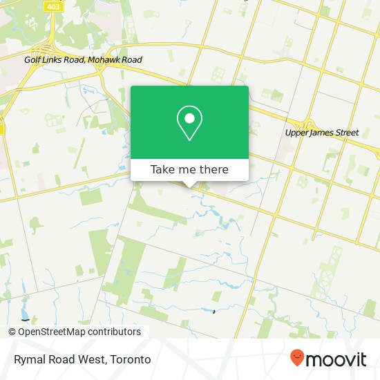 Rymal Road West map