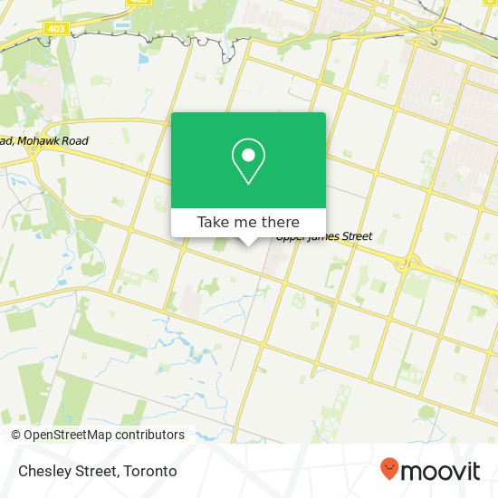 Chesley Street map