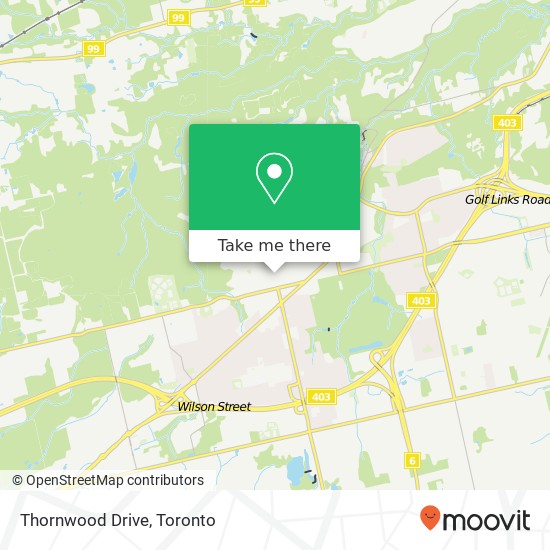 Thornwood Drive map