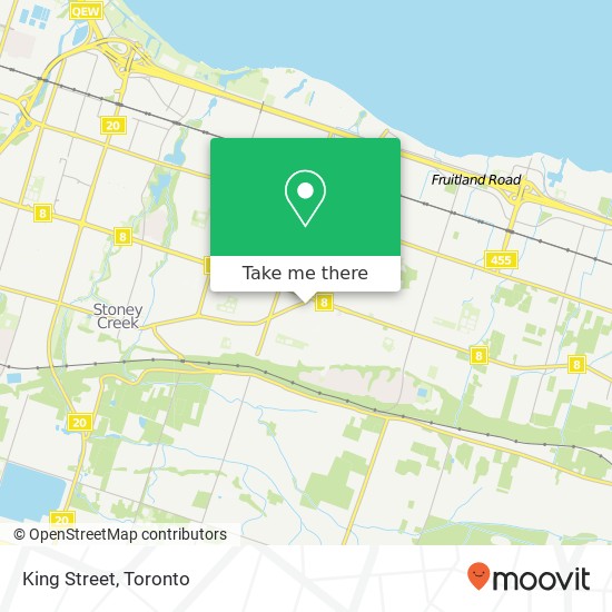 King Street map