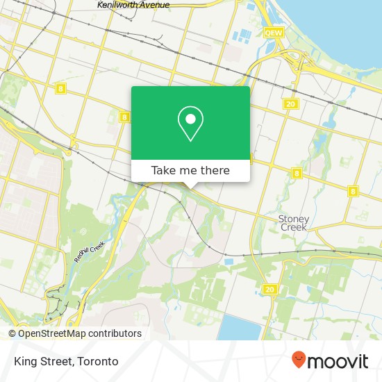 King Street map