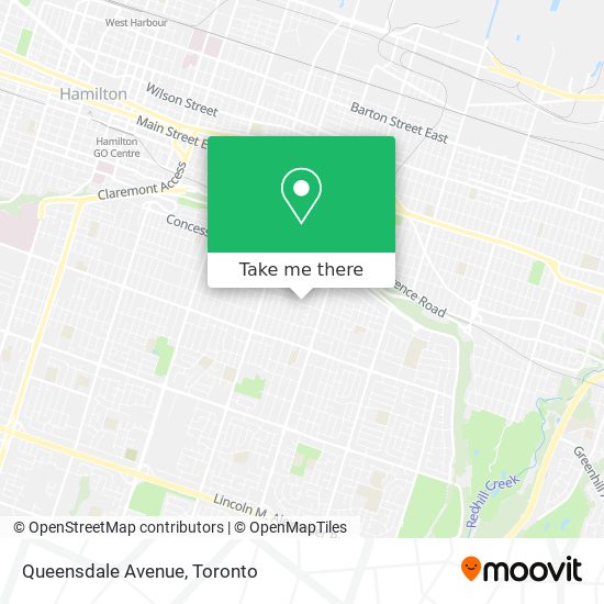 Queensdale Avenue map