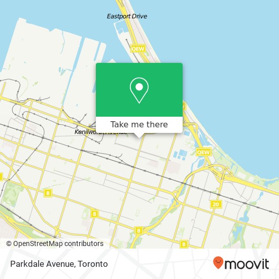 Parkdale Avenue map