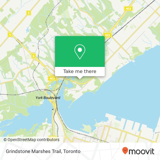 Grindstone Marshes Trail map