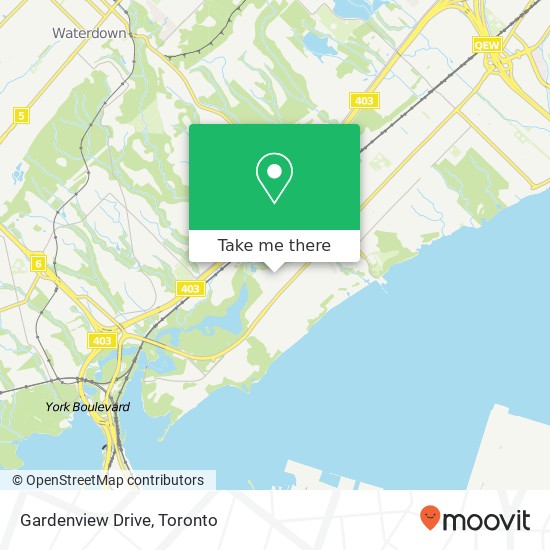 Gardenview Drive map