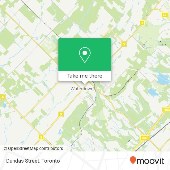 Dundas Street map