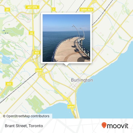 Brant Street map