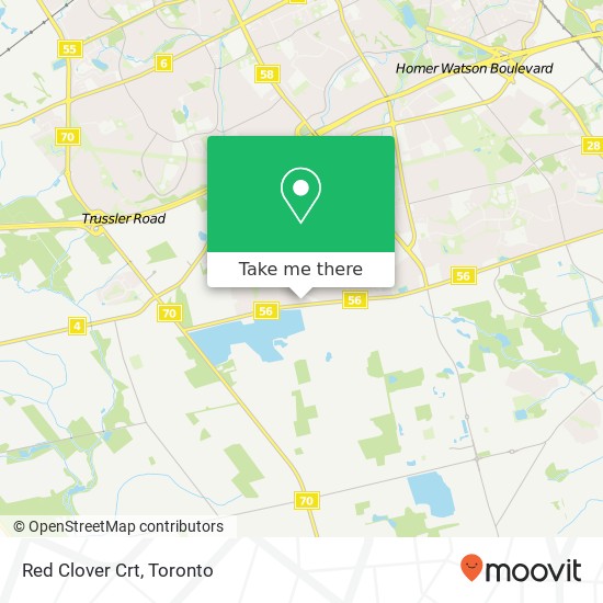 Red Clover Crt map