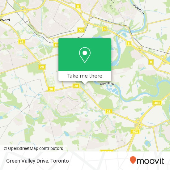 Green Valley Drive map