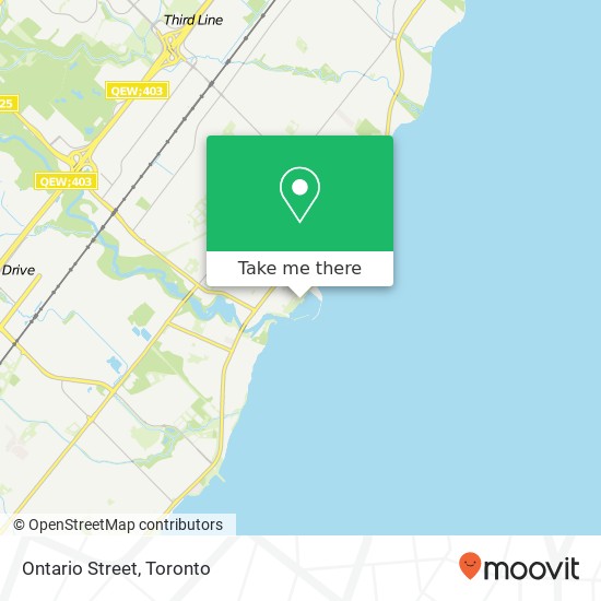 Ontario Street map