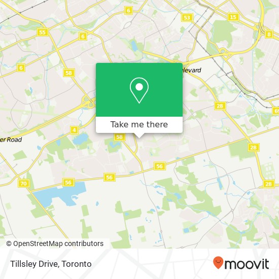 Tillsley Drive map