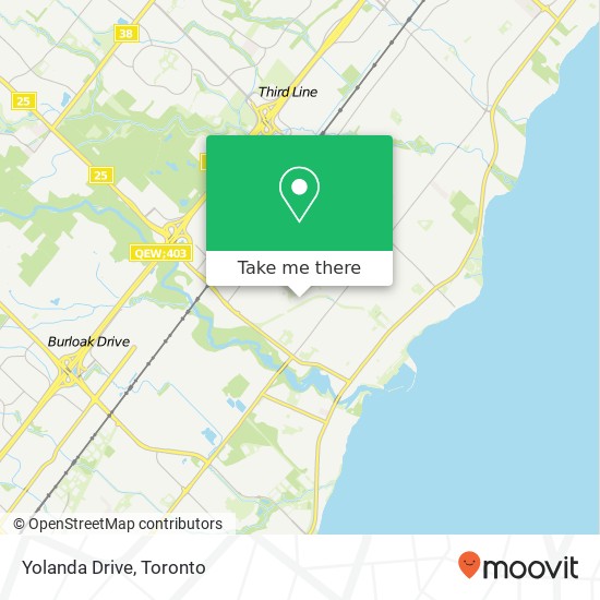 Yolanda Drive map