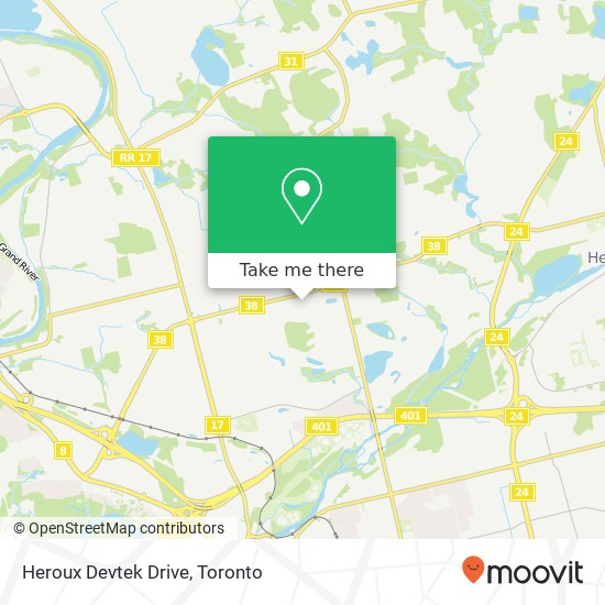 Heroux Devtek Drive map