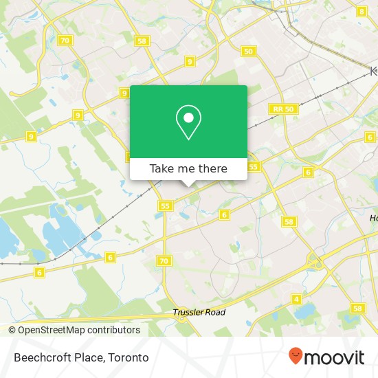 Beechcroft Place map