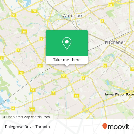 Dalegrove Drive map