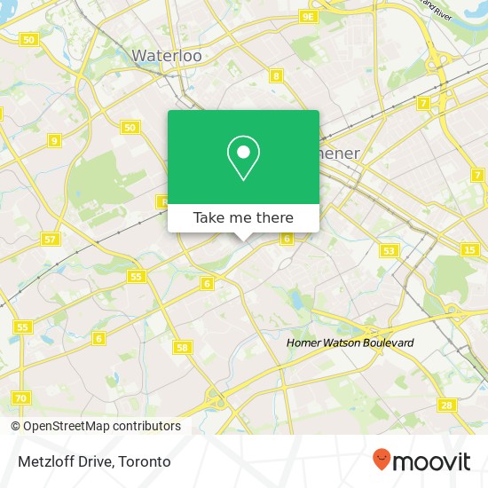Metzloff Drive map
