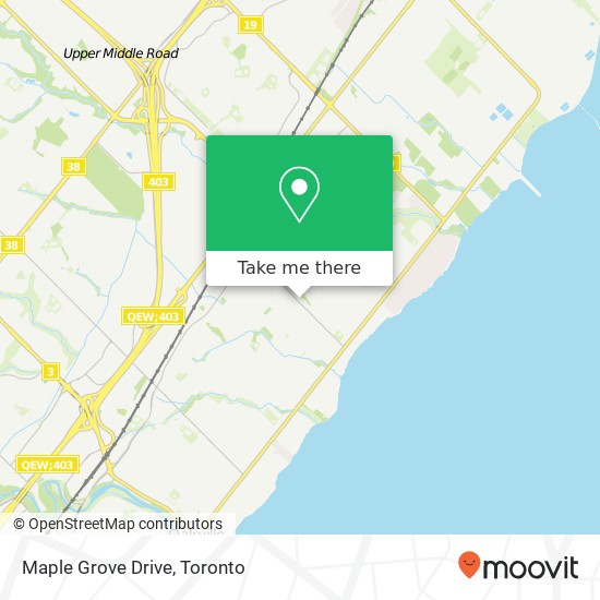 Maple Grove Drive map