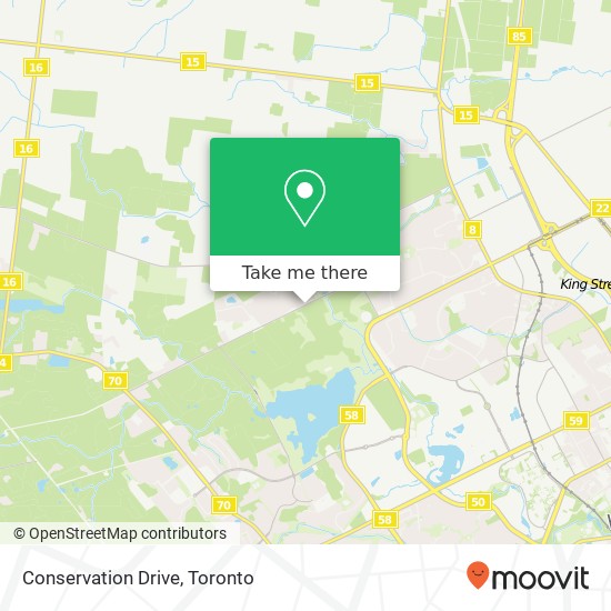 Conservation Drive map