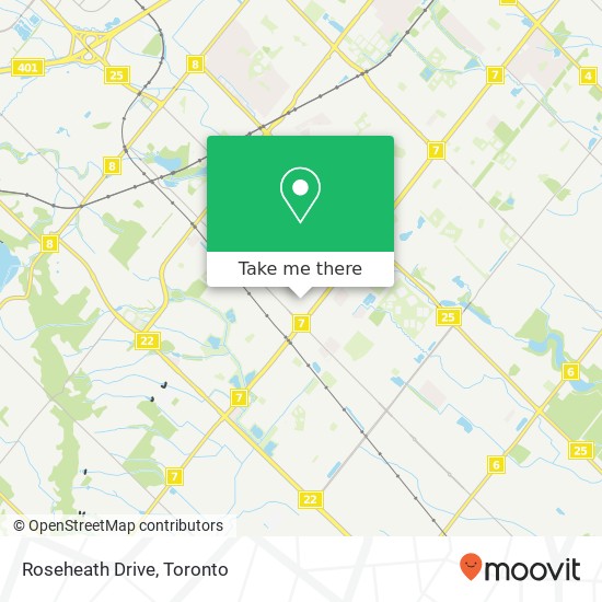 Roseheath Drive map