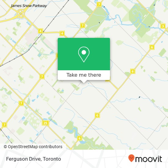Ferguson Drive map