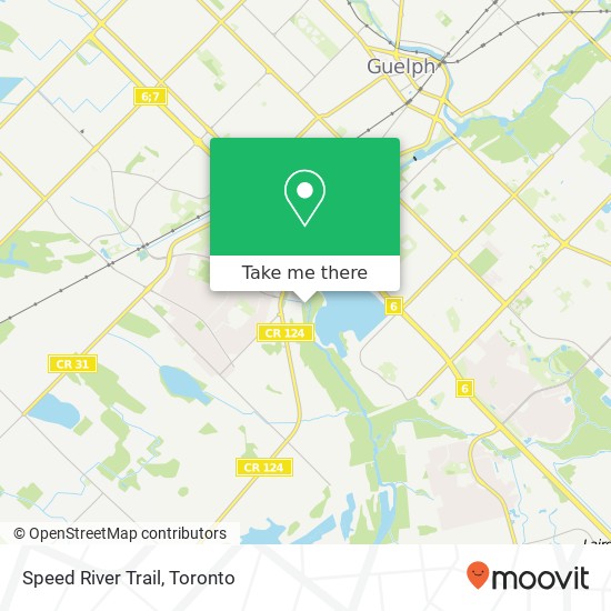 Speed River Trail map