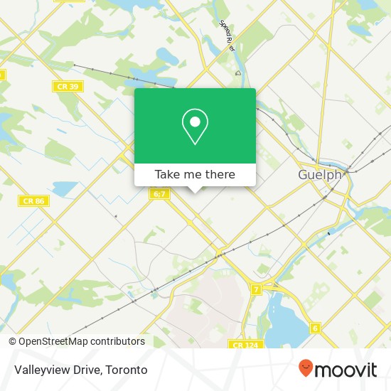 Valleyview Drive map