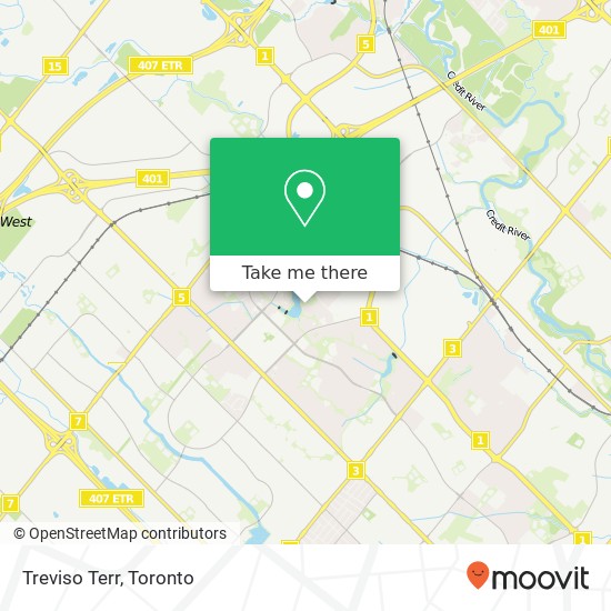 Treviso Terr map