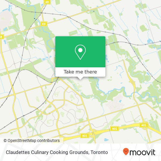 Claudettes Culinary Cooking Grounds map