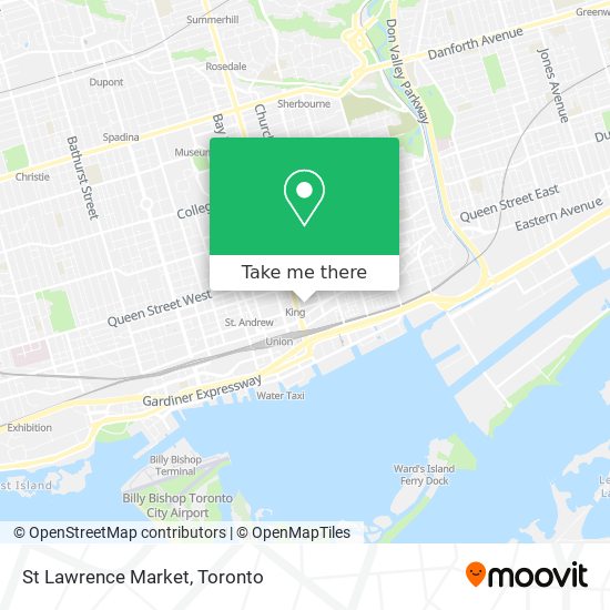 St Lawrence Market map