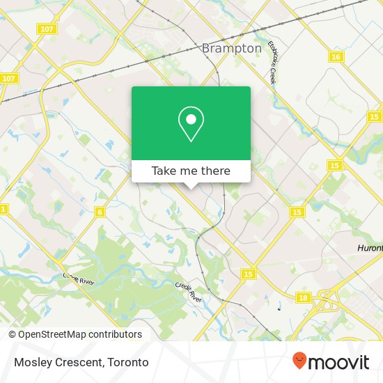 Mosley Crescent map