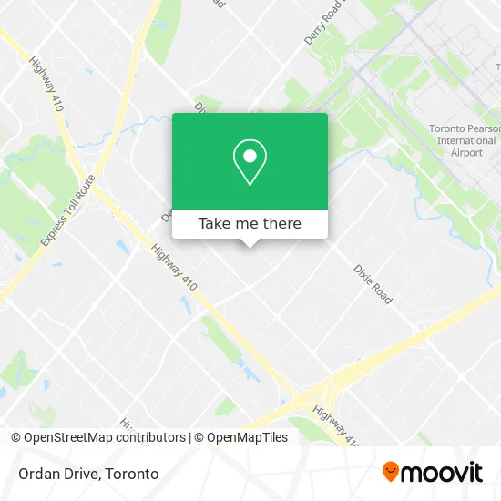 Ordan Drive map