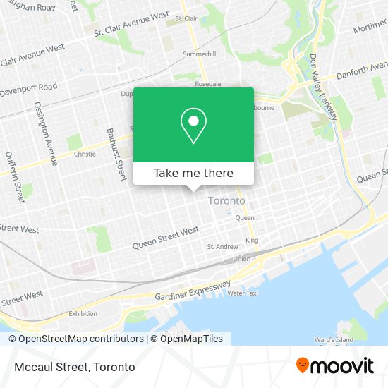 Mccaul Street map