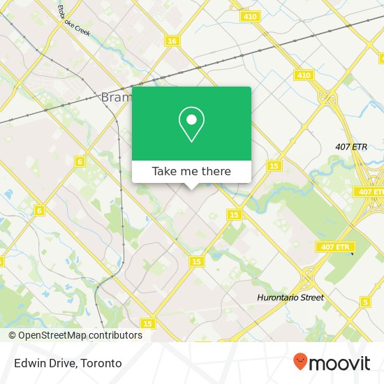 Edwin Drive map
