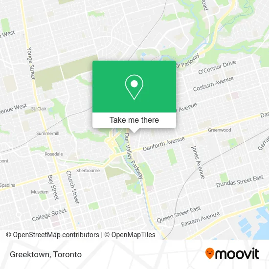 Greektown map