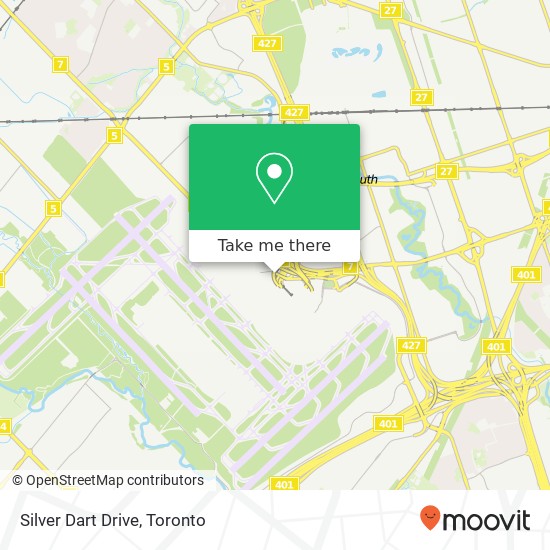 Silver Dart Drive map