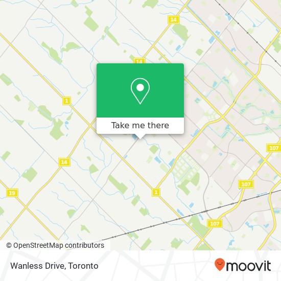 Wanless Drive map