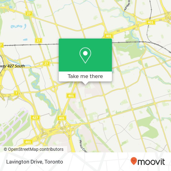 Lavington Drive map