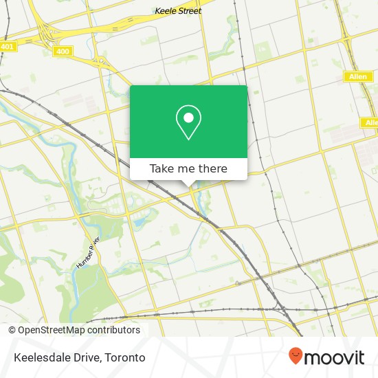 Keelesdale Drive map
