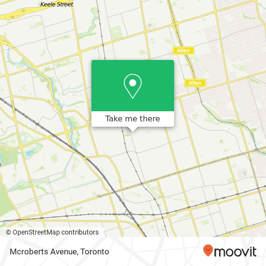 Mcroberts Avenue map