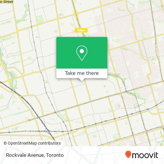 Rockvale Avenue map